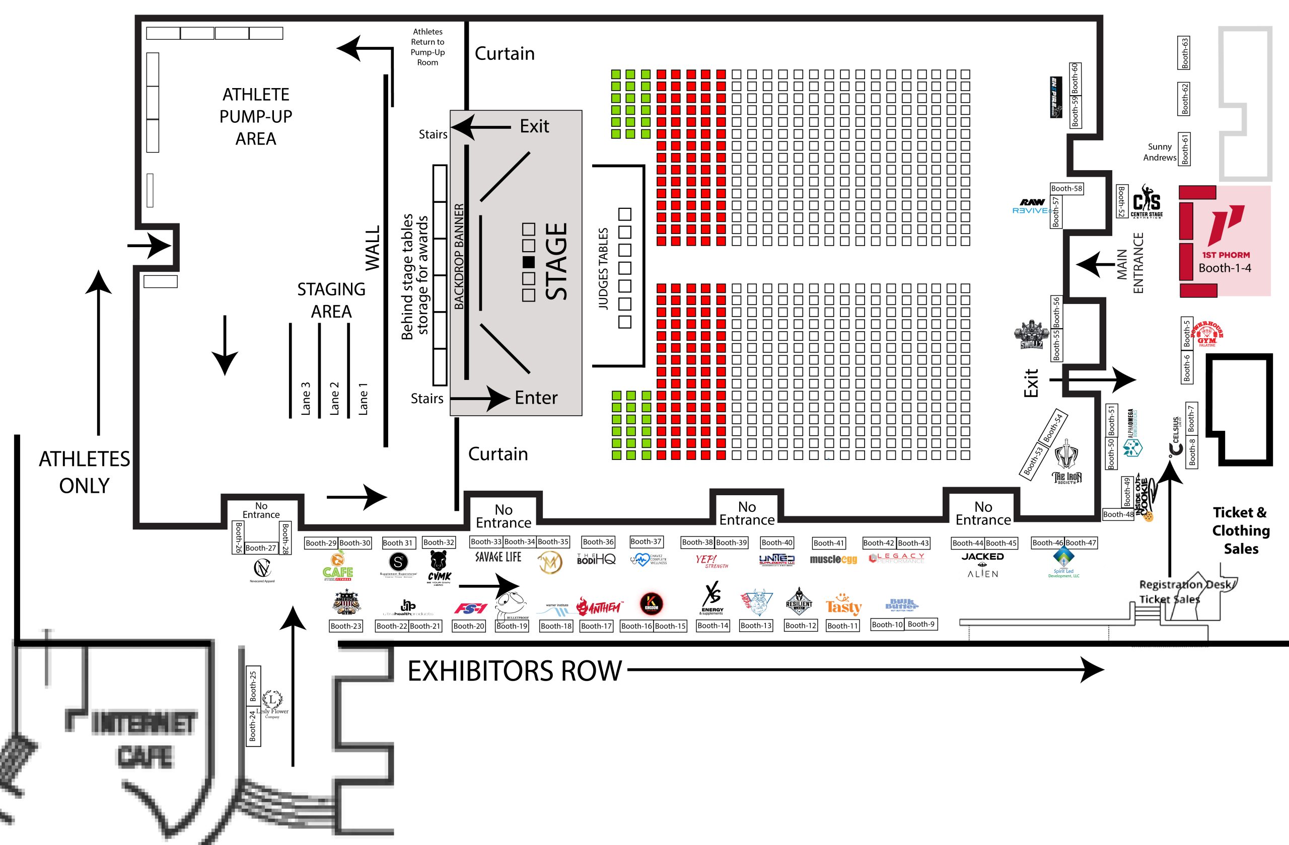 2024 NPC Winter Classic Floor Plan