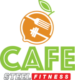 steel fitness cafe logo